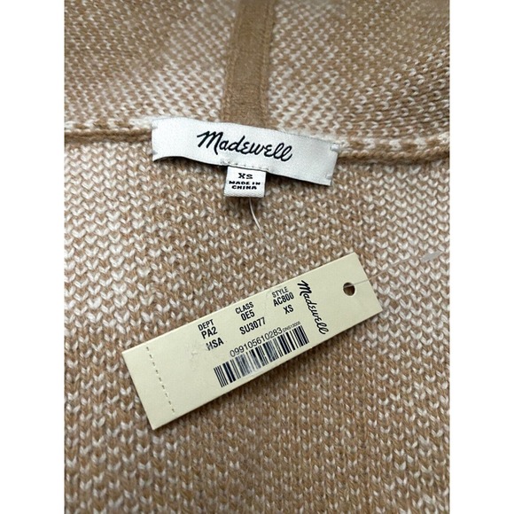 Madewell Minetta Sweater Coat in Buffalo Check Size Extra Small XS $148.… - Picture 9 of 9